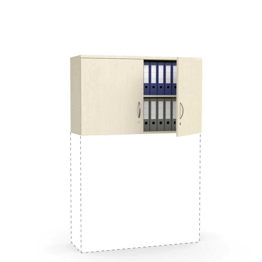 Flügeltüren-Aufsatzschrank MULTI MODUL | Ahorndekor | 1200