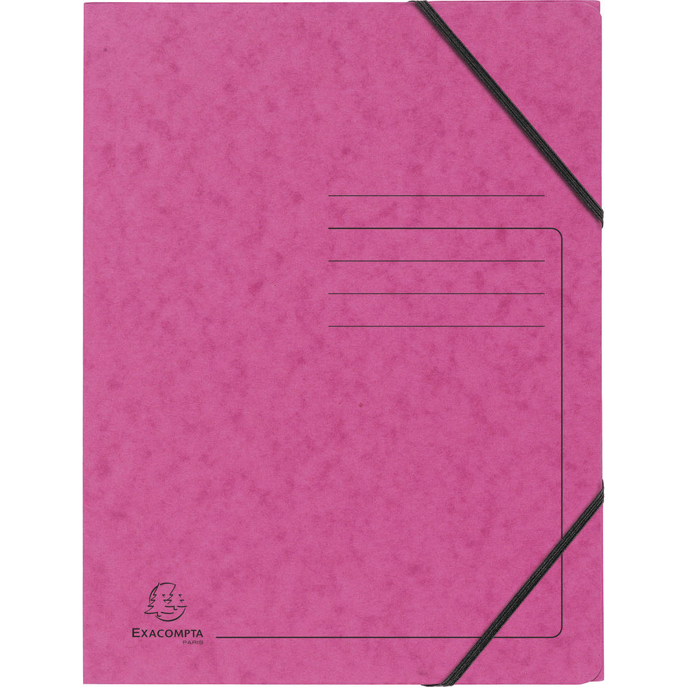 Exacompta Eckspanner 555420E DIN A4 Karton rosa