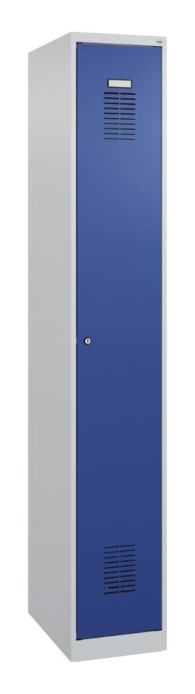 Garderobenspind Basic Plus | Enzianblau RAL 5010 | 1 | Zylinderschloss