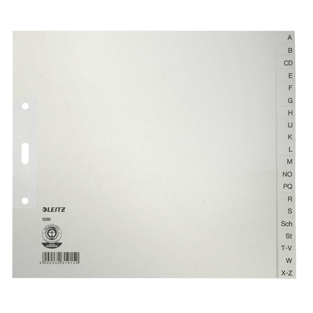 Leitz Register 12000085 A-Z DIN A4 24x21cm
