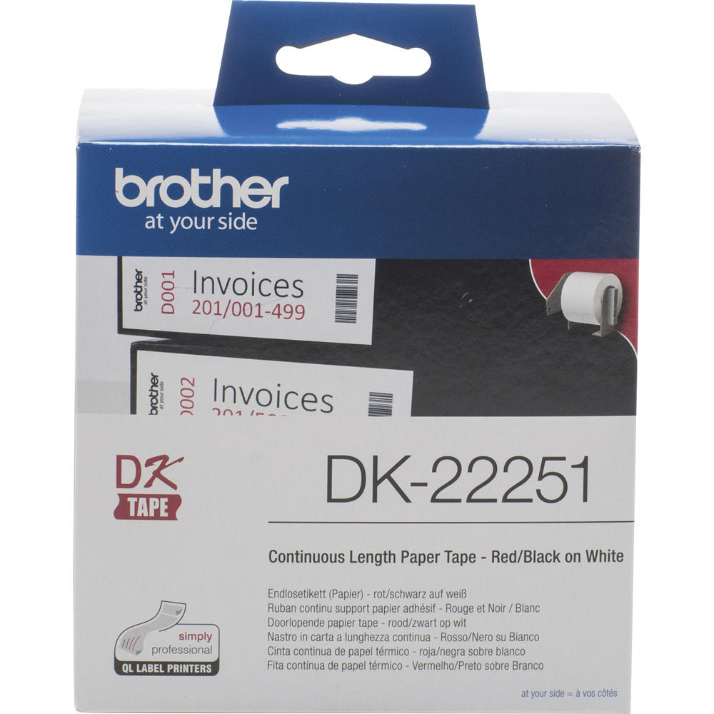 Brother Endlosetikettenrolle DK22251 62mmx15,24m