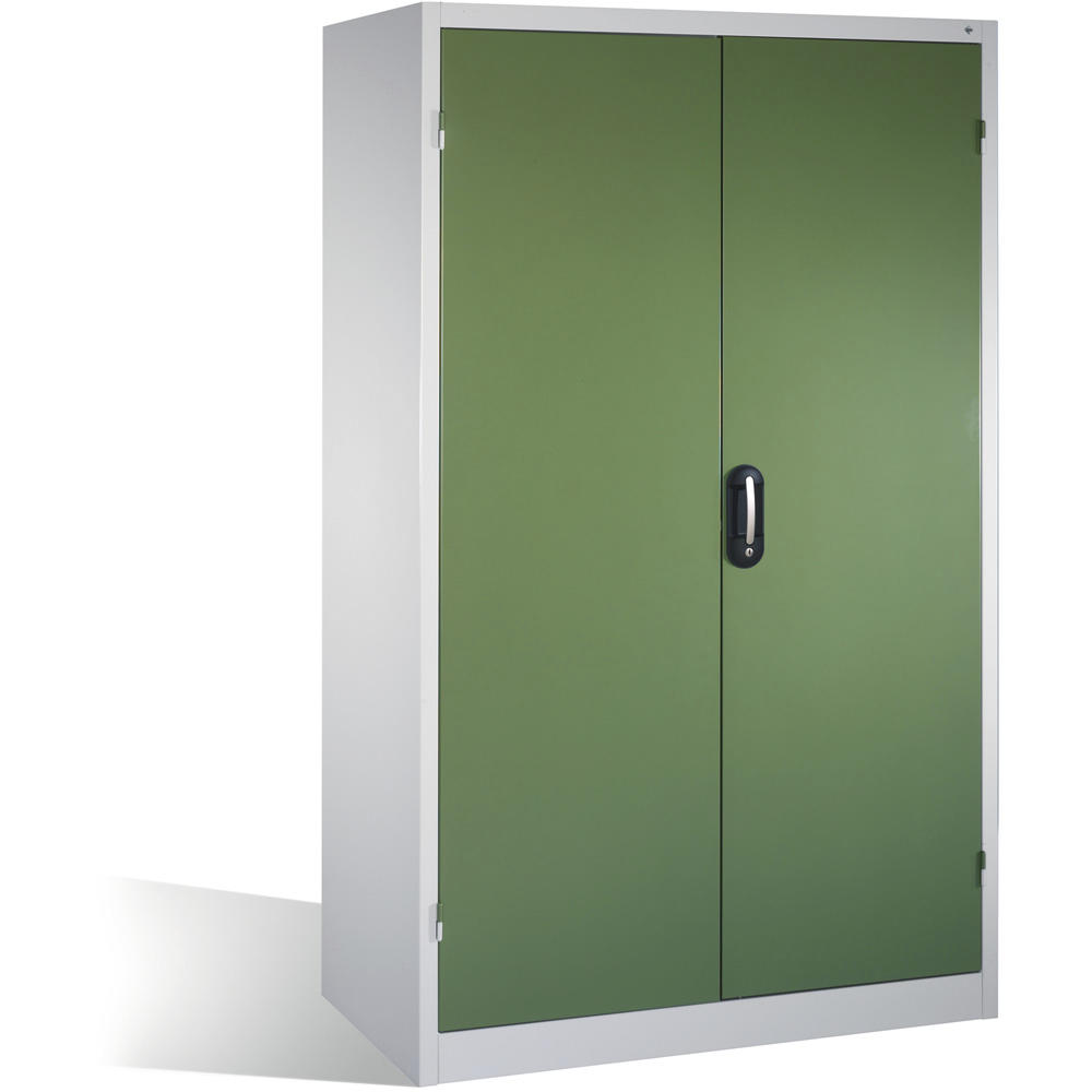 Werkzeug-/Materialschrank SYSTEM TMF 110 | Resedagrün RAL 6011 | 1200 | 600 | 110