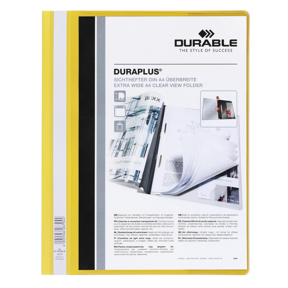 DURABLE Angebotshefter DURAPLUS 257904 DIN A4 PP