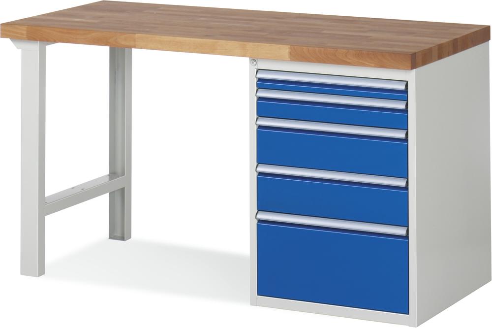 XXL-Werkbänke - 5 Schubladen 1x60, 1x90, 2x150, | 1500 | 700