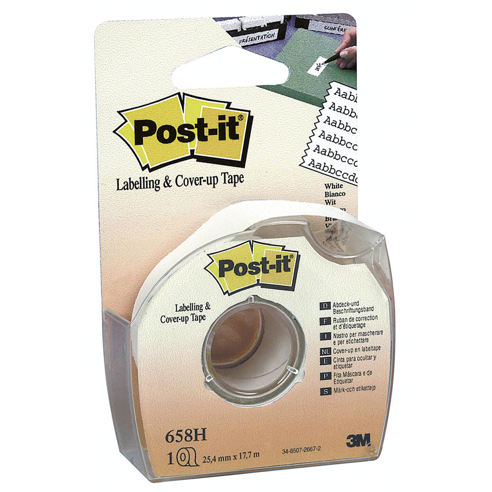 Post-it Korrekturband 658H 25,4mmx18m 8zeilig weiß