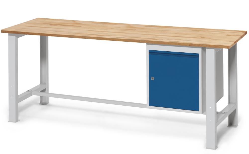Werkbank-Angebot 4 WS PROFI SYSTEM, Höhe fix | 2000 | Buche-Massiv-Arbeitsplatte | feste Höhe | 27