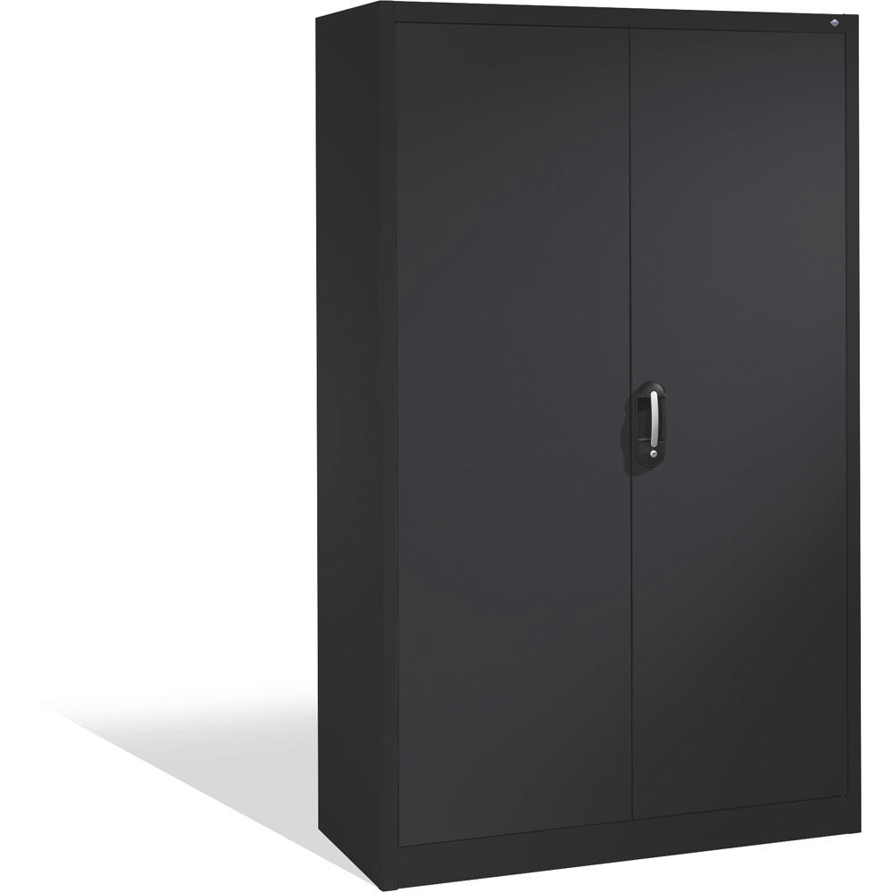 Flügeltüren-Stahlschrank ERGO LOCK 4 | Anthrazit RAL 7021 | 1200 | 400 | Anthrazit RAL 7021