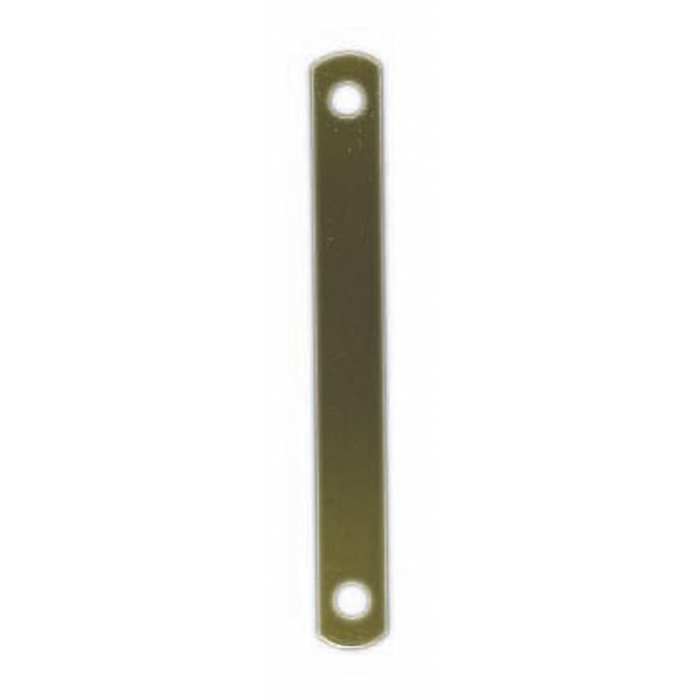 ELBA Deckleiste 100420792 11x95mm Metall messing