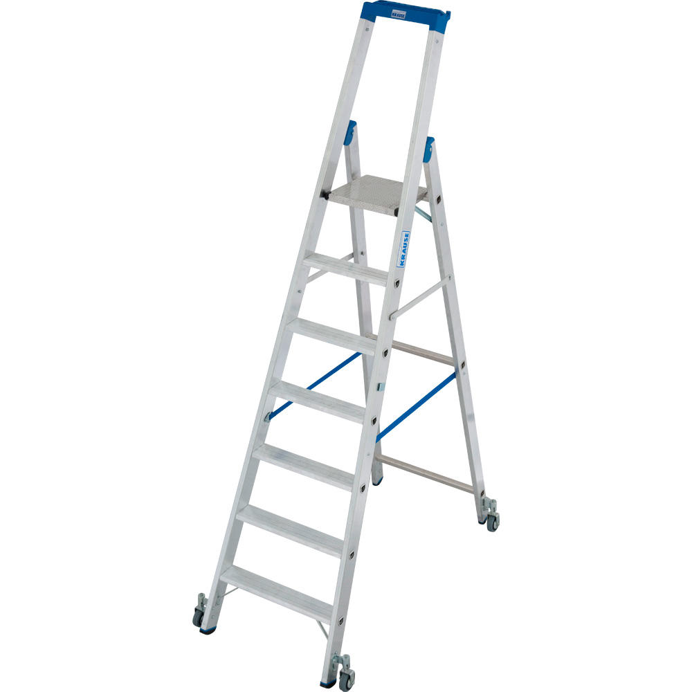 Stufen-Stehleiter Stabilo Fahrbar, 7 Stufen | 3650