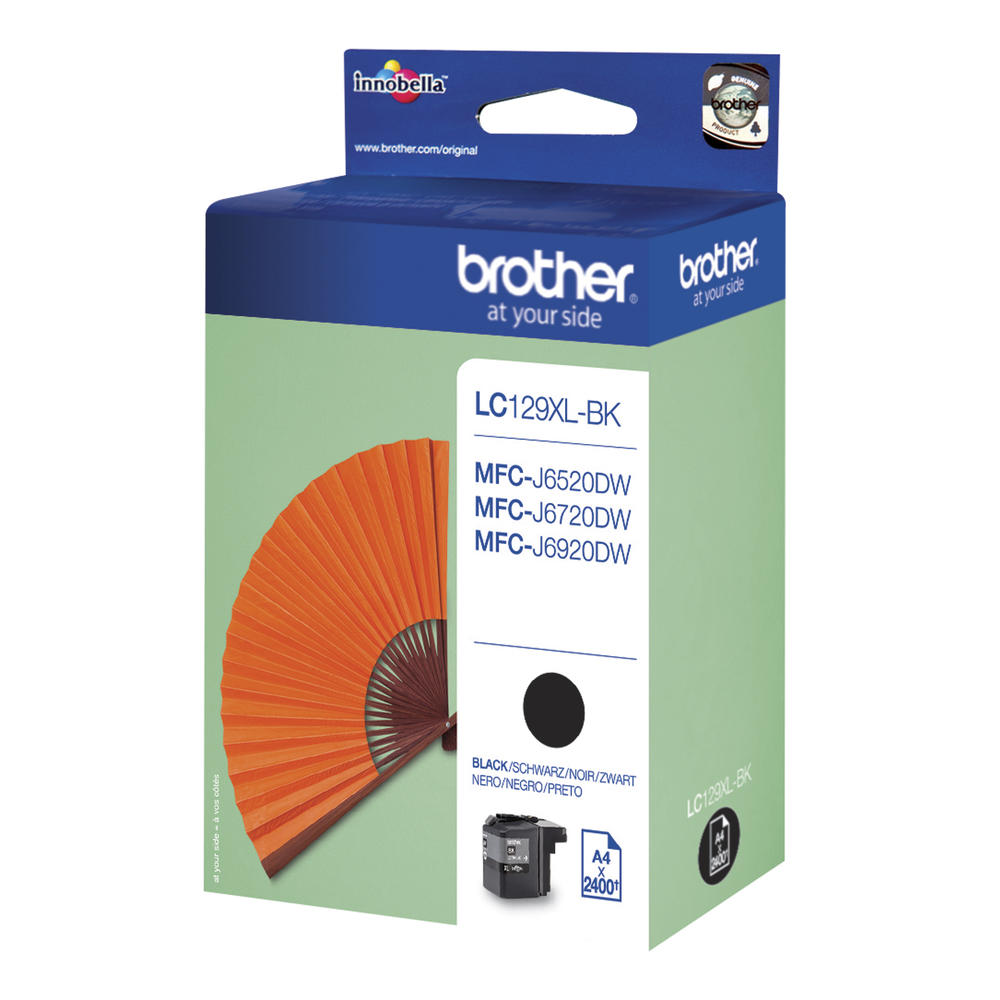 Brother Tintenpatrone LC129XLBK 2.400Seiten
