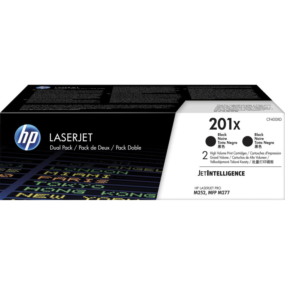 HP Toner CF400XD 201X 2.800Seiten schwarz 2