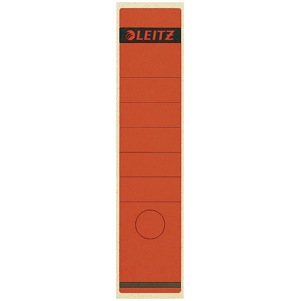 Leitz Ordneretikett 16400025 lang/breit Papier rot