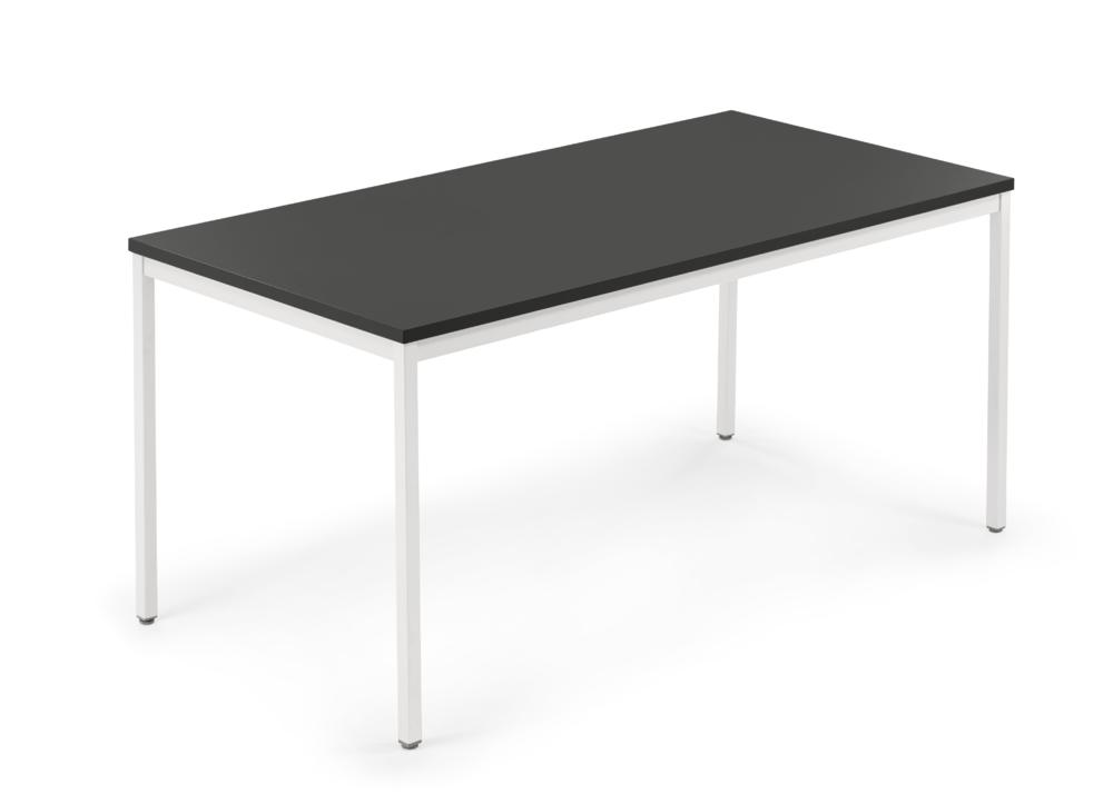 Konferenztisch MODUL | Anthrazit | 1800 | 800 | Weiß RAL 9016 | Rechteck