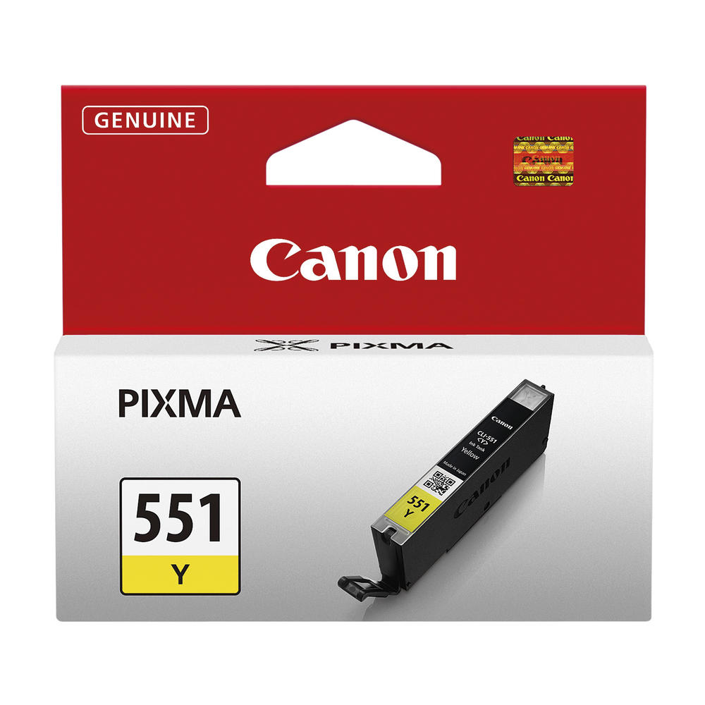 Canon Tintenpatrone 6511B001 CLI551Y 7ml gelb
