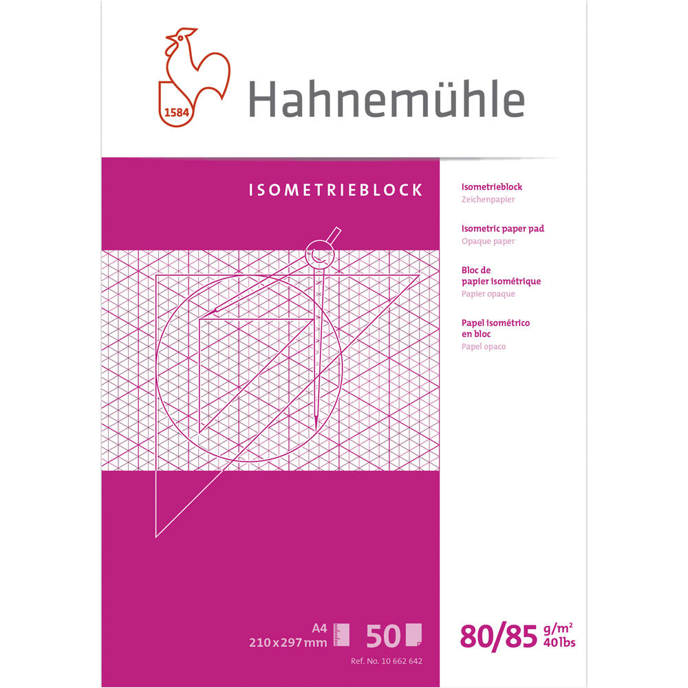 Hahenmühle FineArt Isometrieblock 10662642 DN A4