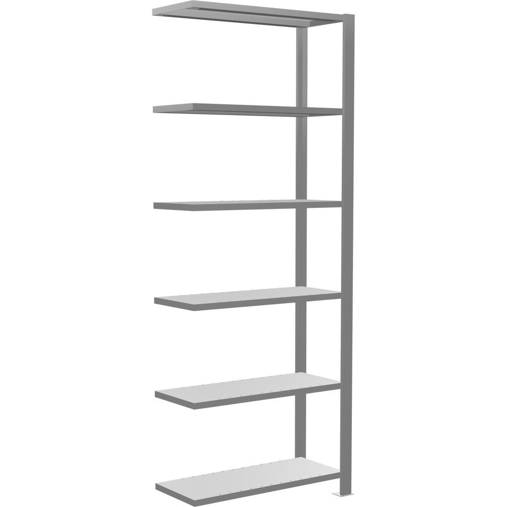 Steckregal ST 3000 - Anbauregal | Verzinkt | 2000 | mit Anschlagleiste | 750 | einseitige
