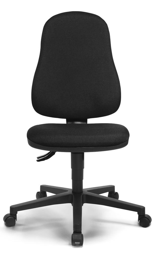 Bürostuhl COMFORT P | Schwarz | Schwarz | ohne Armlehnen (optional)