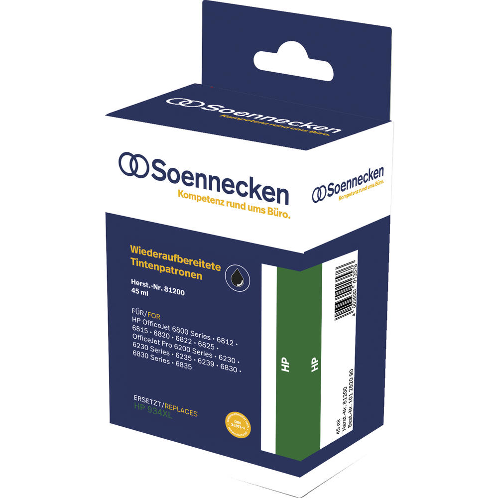 Soennecken Tintenpatrone 81200 wie HP 934XLBK