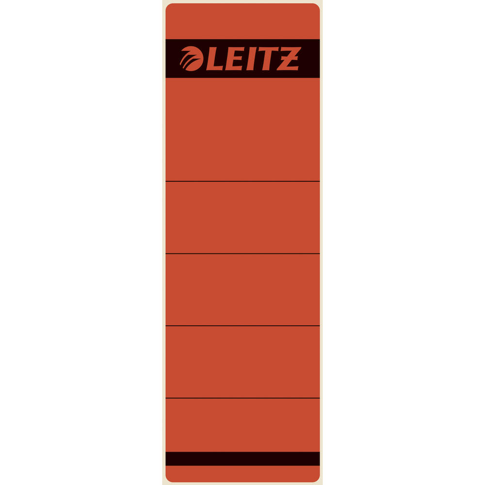 Leitz Ordneretikett 16420025 kurz/breit Papier rot