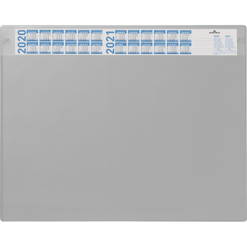 DURABLE Schreibunterlage 720510 65x52cm PVC grau
