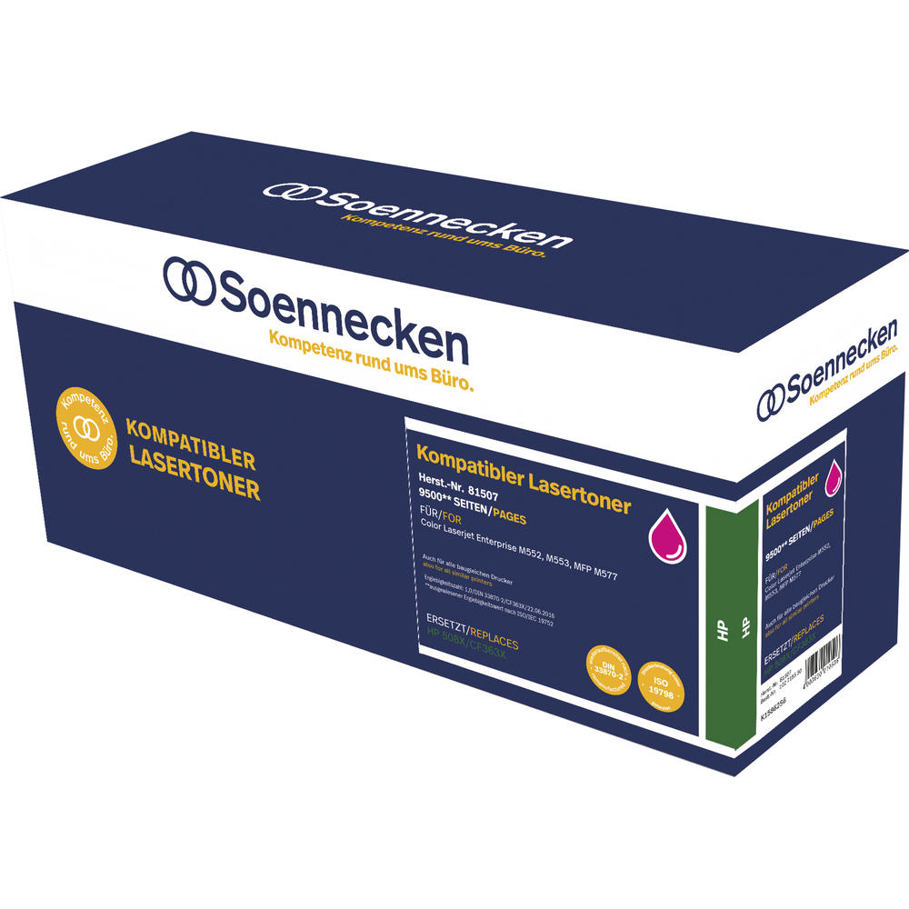Soennecken Toner 81507 wie HP CF363X 508X ca.
