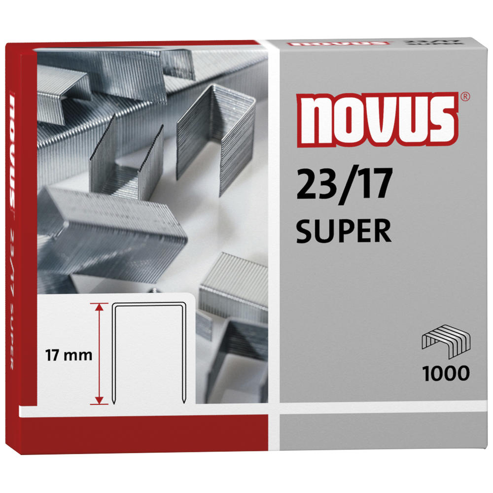 NOVUS Heftklammer 23/17 042-0045 verzinkt 1.000
