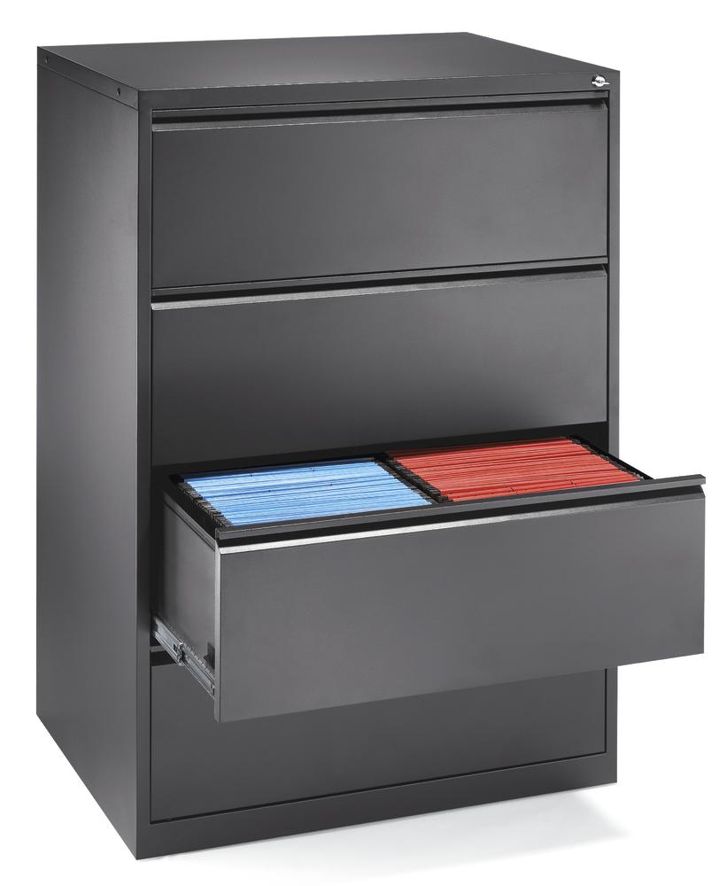 Hängeregisterstahlschrank BASE LINE | Anthrazit | 620