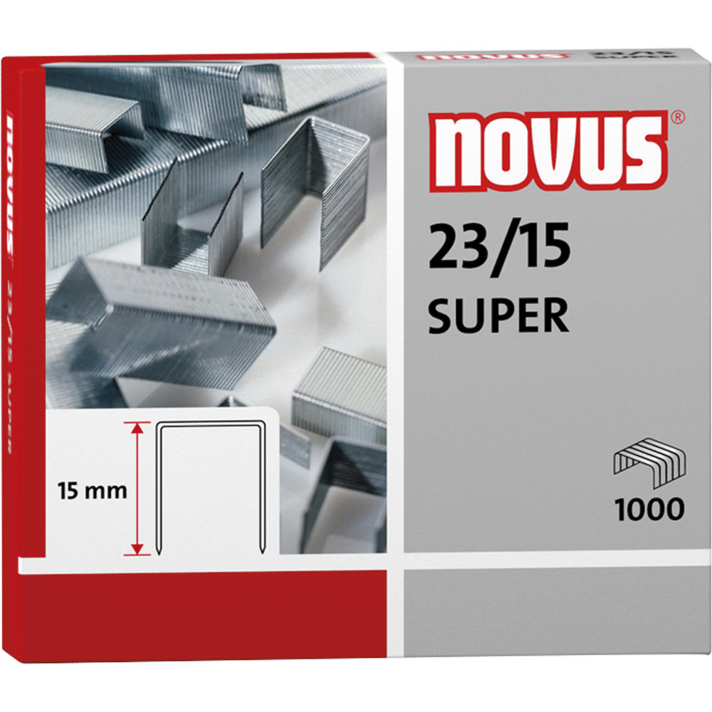 NOVUS Heftklammer 042-0044 23/15 verzinkt 1.000