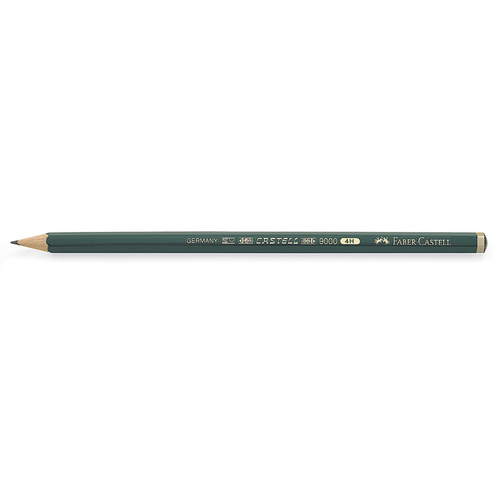 Faber-Castell Bleistift CASTELL 9000 119014 4H