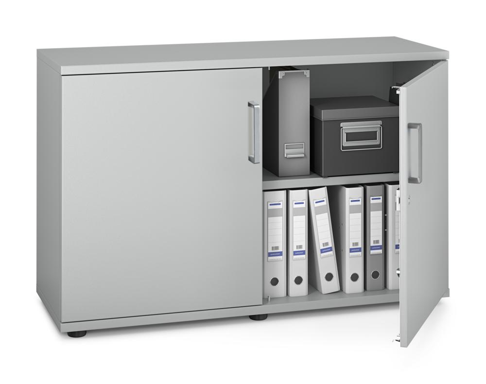 Flügeltürenschrank MULTI MODUL-PRO | Lichtgrau | 1200 | 780 mm (2 OH)