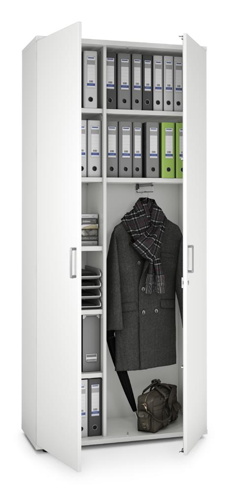 Garderobenschrank MULTI MODUL-PRO | Weiß | 1000 | 2250 mm (6 OH)