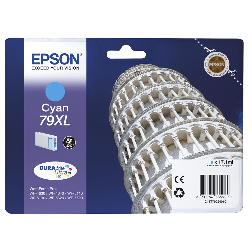 Epson Tintenpatrone C13T79024010 79XL 2.000Seiten