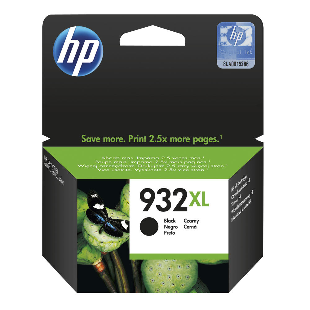 HP Tintenpatrone CN053AE 932XL 1.000Seiten schwarz