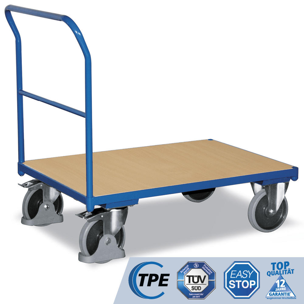 Schiebebügelwagen, inkl. TPE und Easy Stop (500 kg)