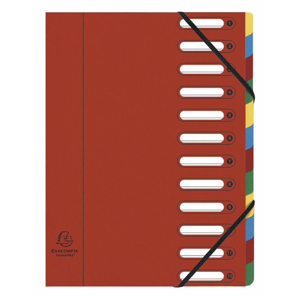 Exacompta Ordnungsmappe Harmonika 55125E DIN A4