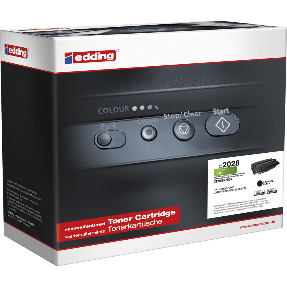 edding Toner 18-2028 wie HP CE255X 12.500Seiten