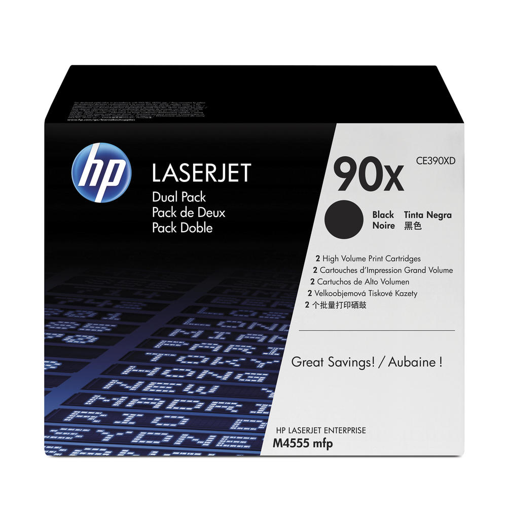 HP Toner CE390XD 90X 24.000Seiten schwarz 2