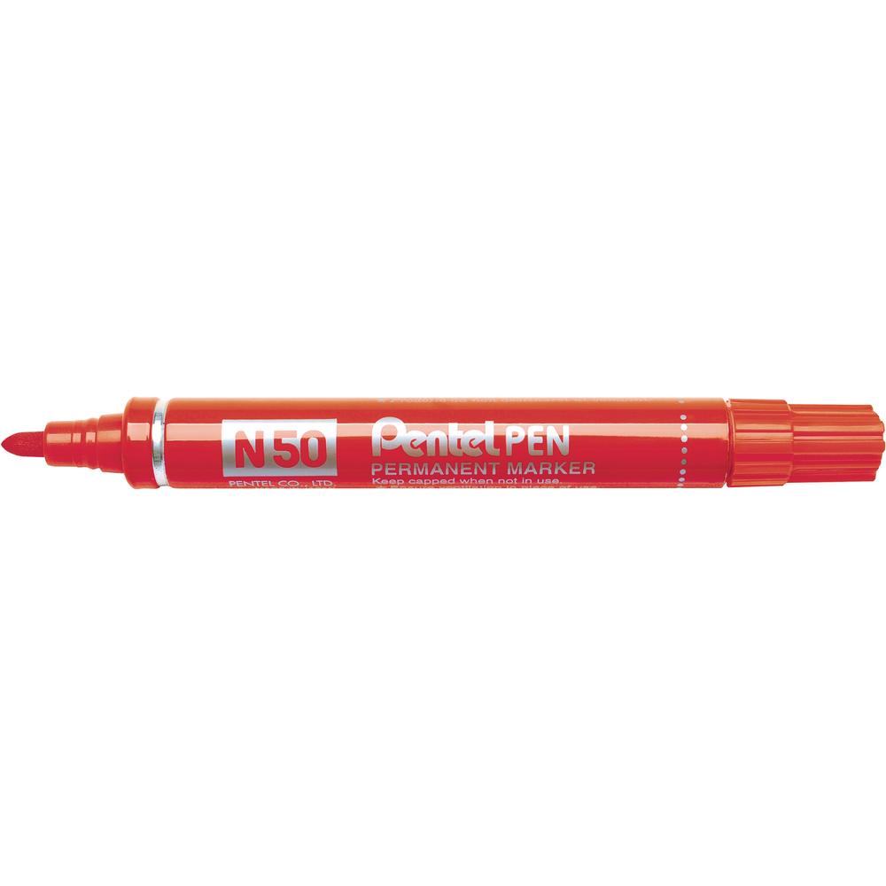 Pentel Permanentmarker N50-BE Einweg 2mm rt
