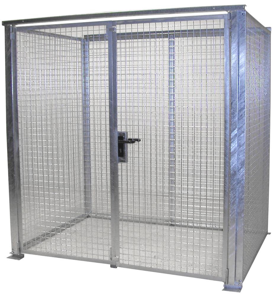 Gasflaschen-Container GFC-M2-DF, feuerverzinkt | 1500