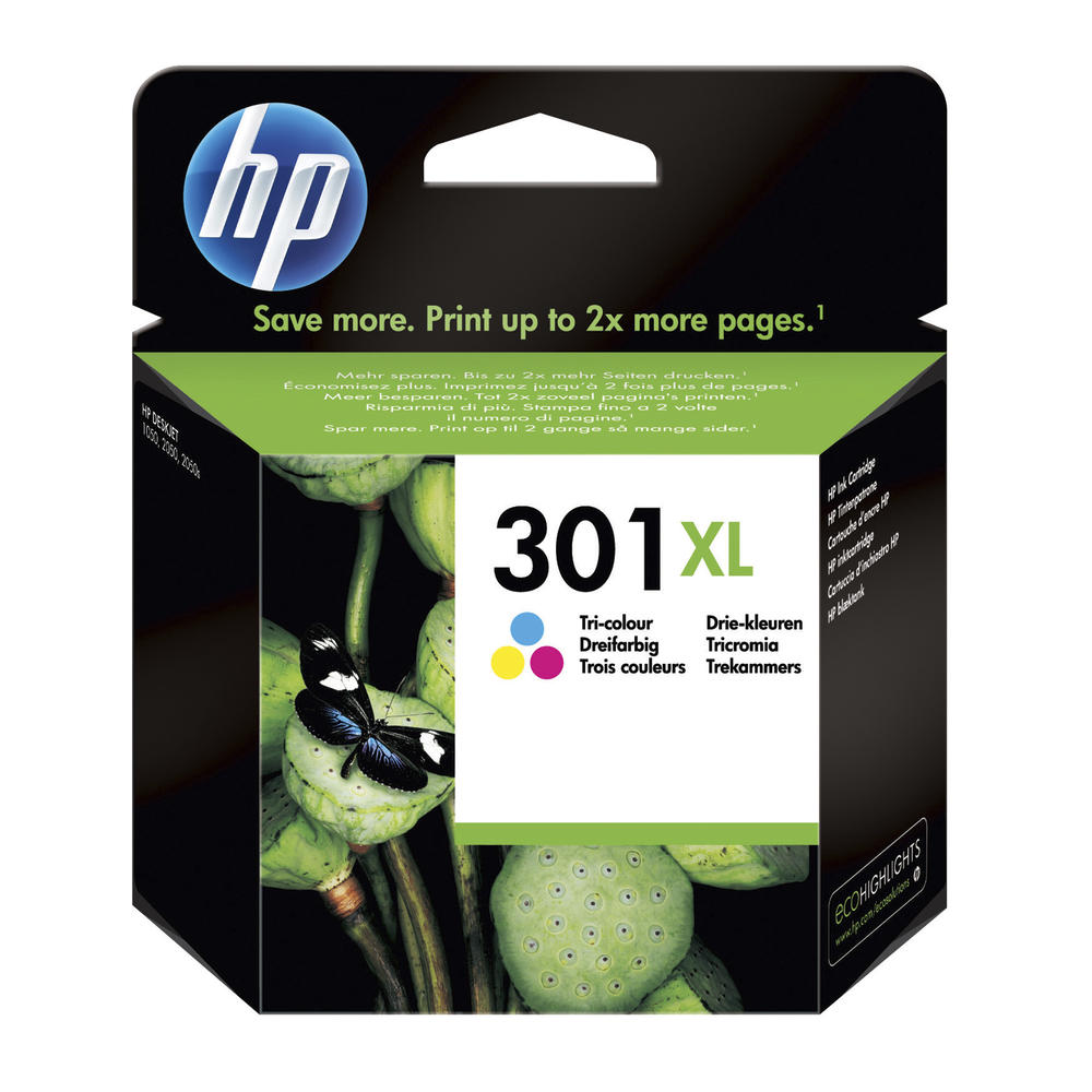HP Tintenpatrone CH564EE 301XL 300Seiten 8ml c/m/y