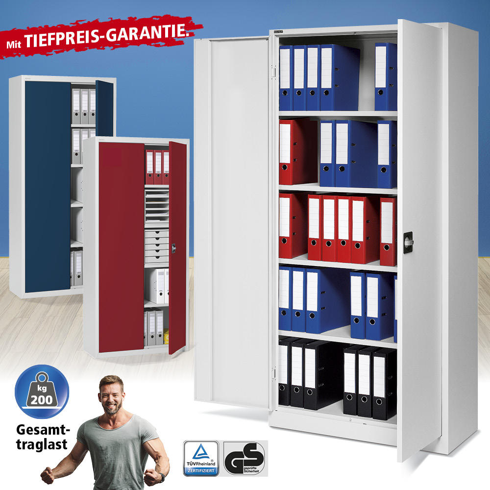 Stahlschrank mit Flügeltüren, BESTSELLER - TOP ANGEBOT