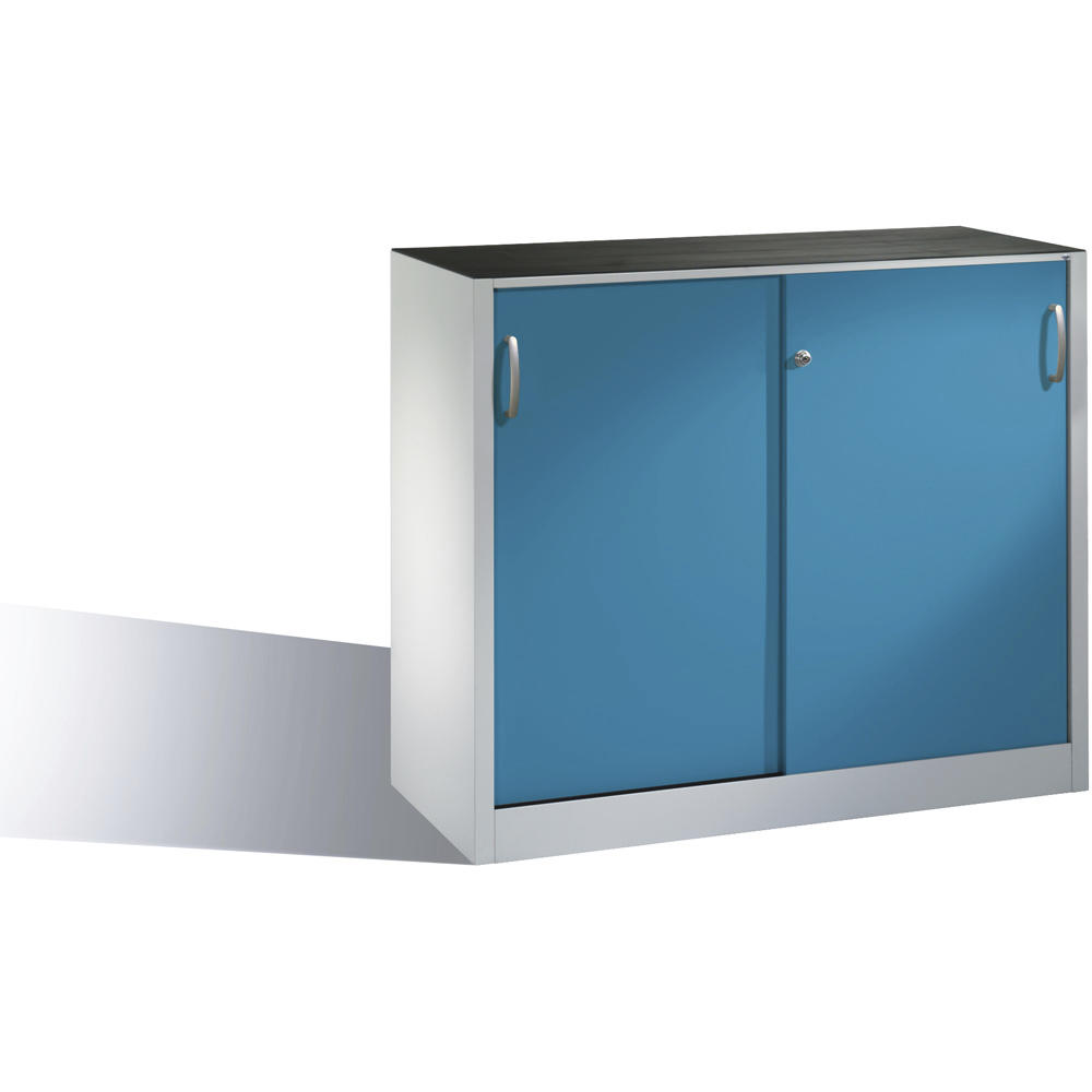 Beistellschrank SYSTEM SBT 100 | Lichtblau RAL 5012 | 1200 | 400