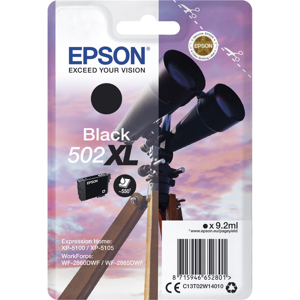 Epson Tintenpatrone C13T02W14010 502XL 550Seiten