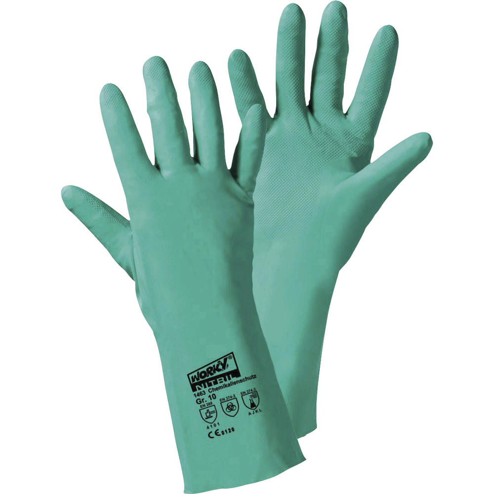 WORKY Chemikalienschutzhandschuh 1463-10 Nitril