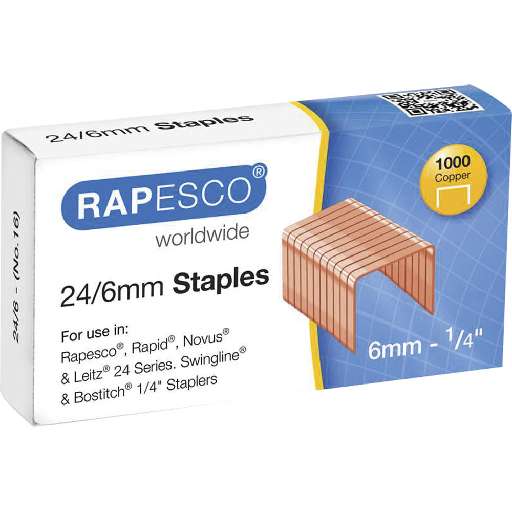 Rapesco Heftklammern S24600Z3 24/6mm 1.000