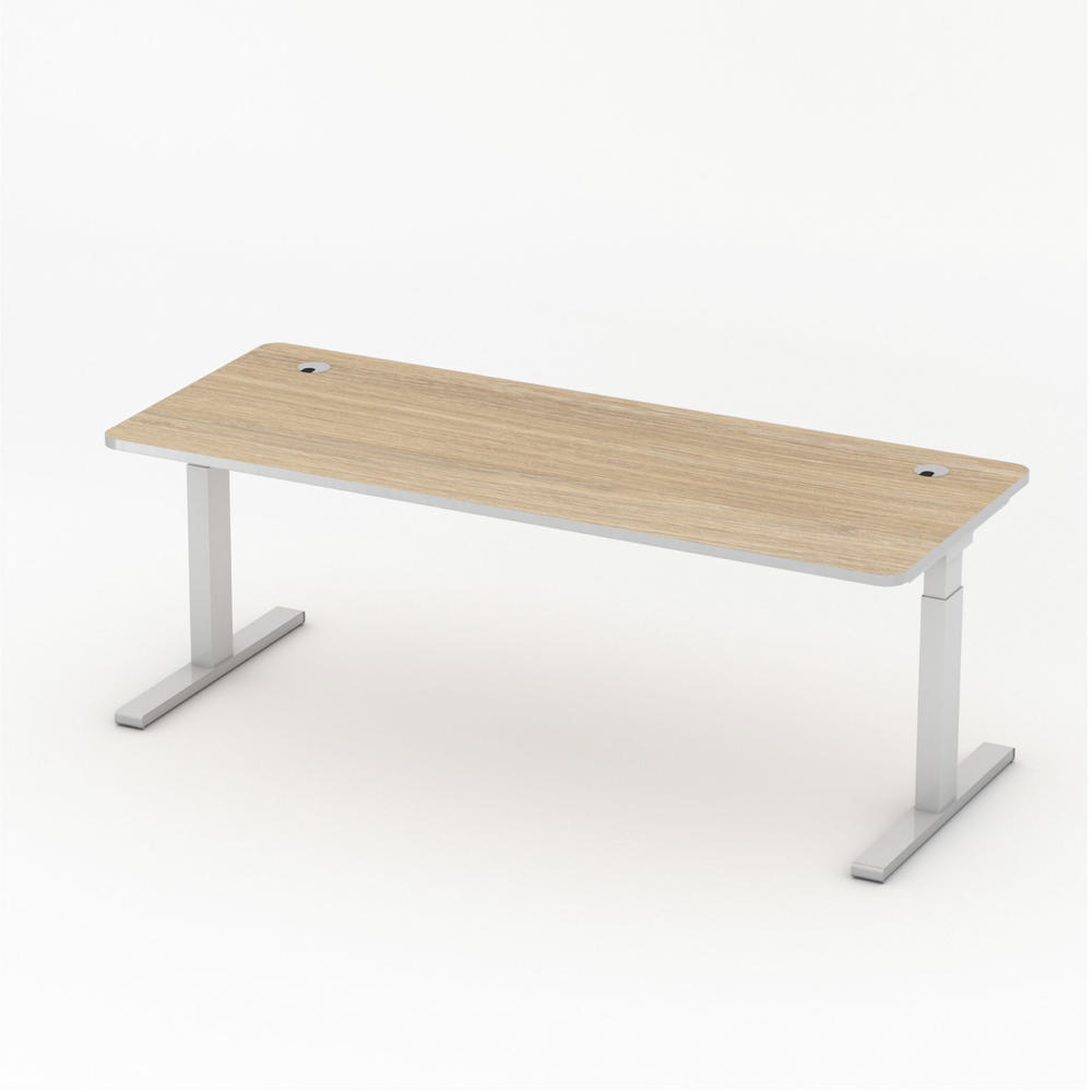 Schreibtisch Rechteckform iMODUL | Eiche hell | 2000 | Rechteck