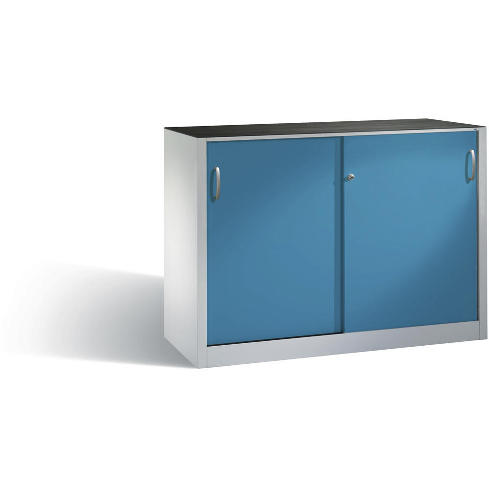 Beistellschrank SYSTEM SBT 100 | Lichtblau RAL 5012 | 1600 | 400