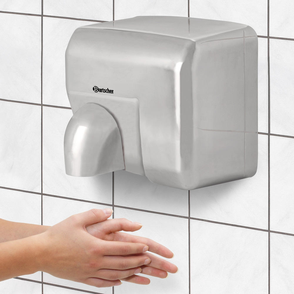 Händetrockner, 2,1kW, CNS
