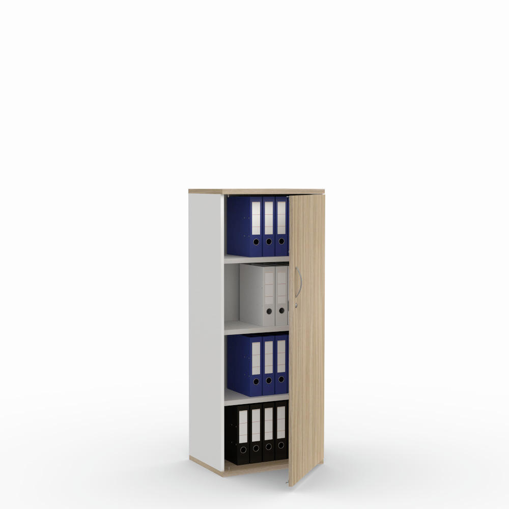 Flügeltürenschrank PROFI Bicolour | 600 | Türanschlag rechts