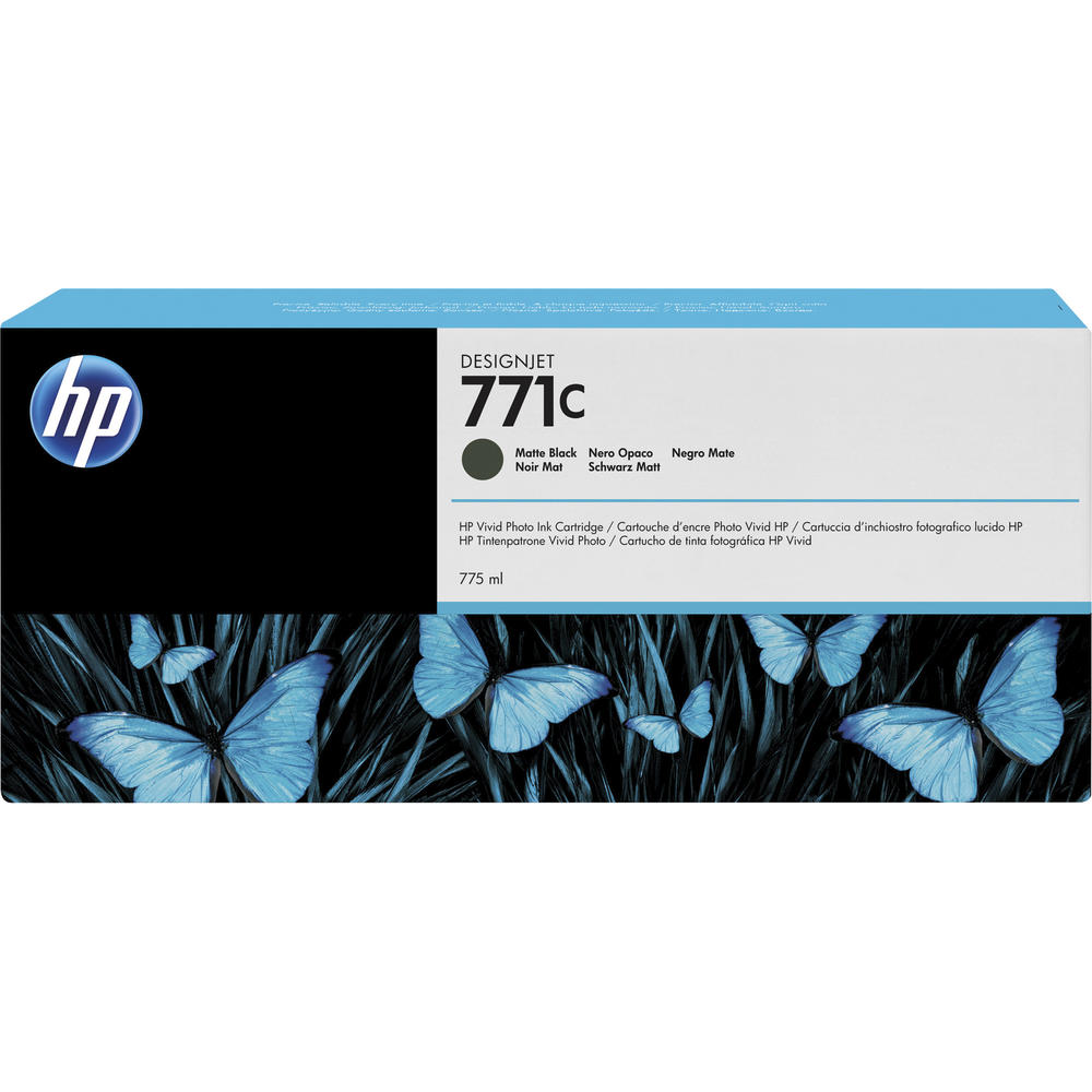 HP Tintenpatrone B6Y07A 771C 775ml mattschwarz